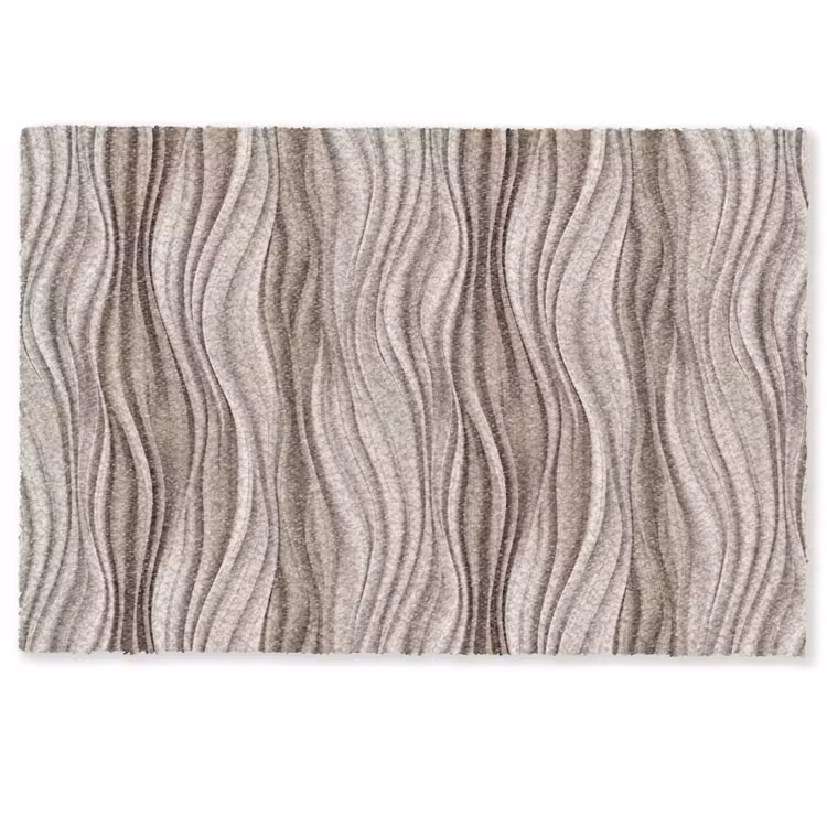 Fußmatte - Wellen - 3D - Creme — 1
