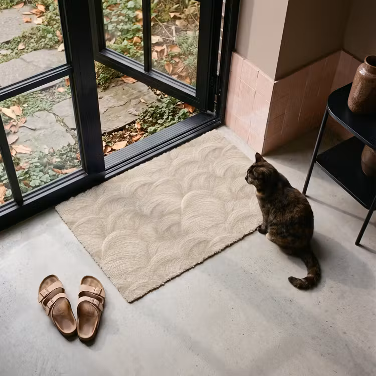 Fußmatte - Bögen - Muster - Beige — 2