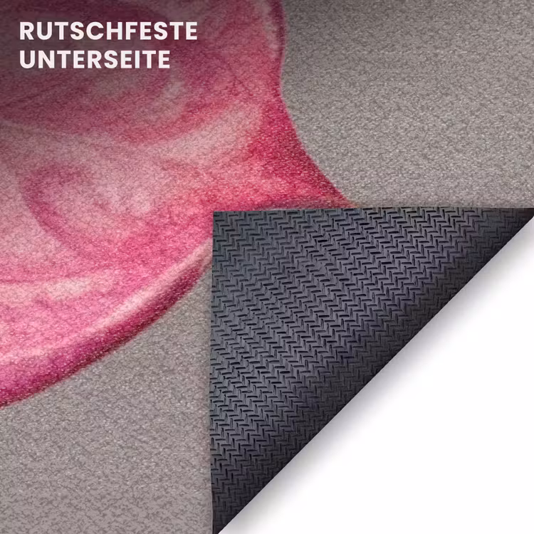 Fußmatte - Pflanzen - Anthurium - Grün - Rosa — 6