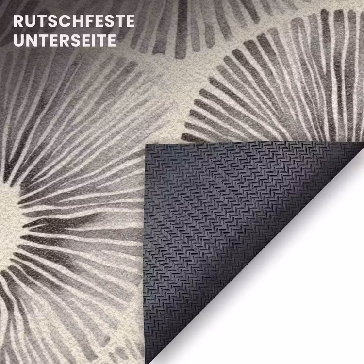 Fußmatte - Kreise - Muster - Schwarz — 6