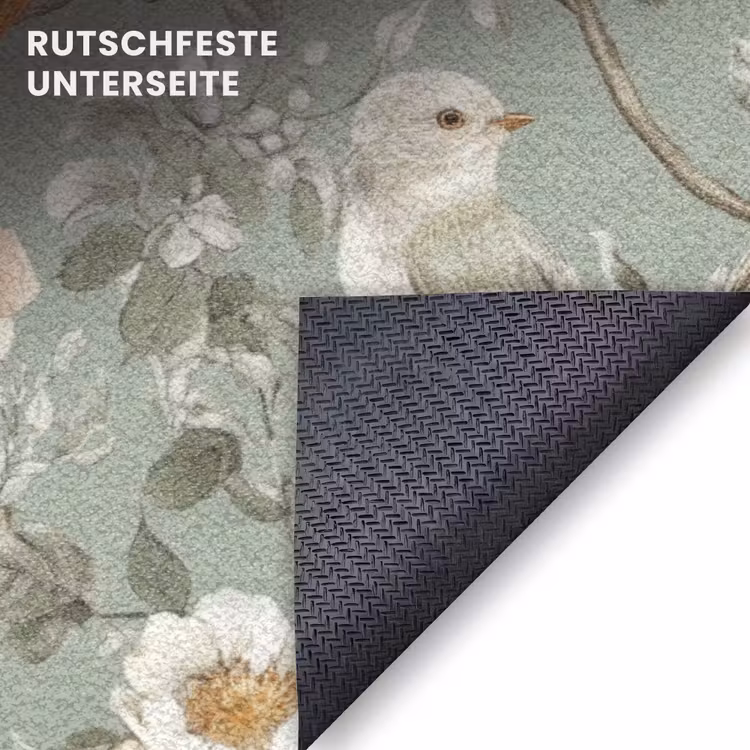 Fußmatte - Rosa - Vögel - Farbenfroh — 6