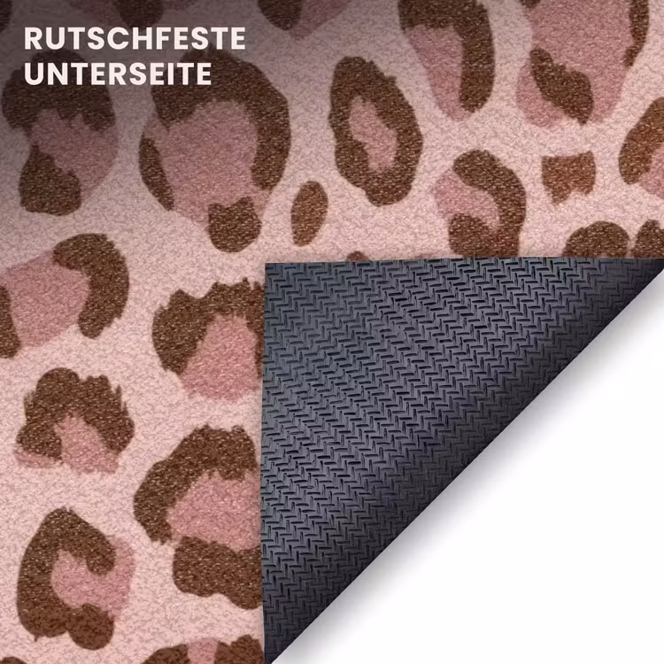 Fußmatte - Leopard - Muster - Rosa — 6