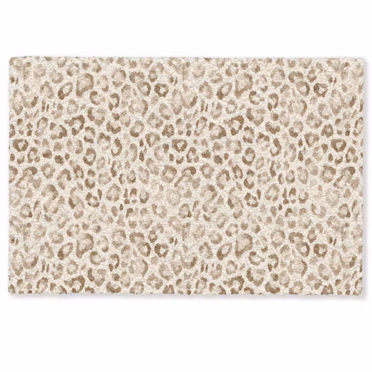 Fußmatte - Leopard - Klassisch - Beige — 1