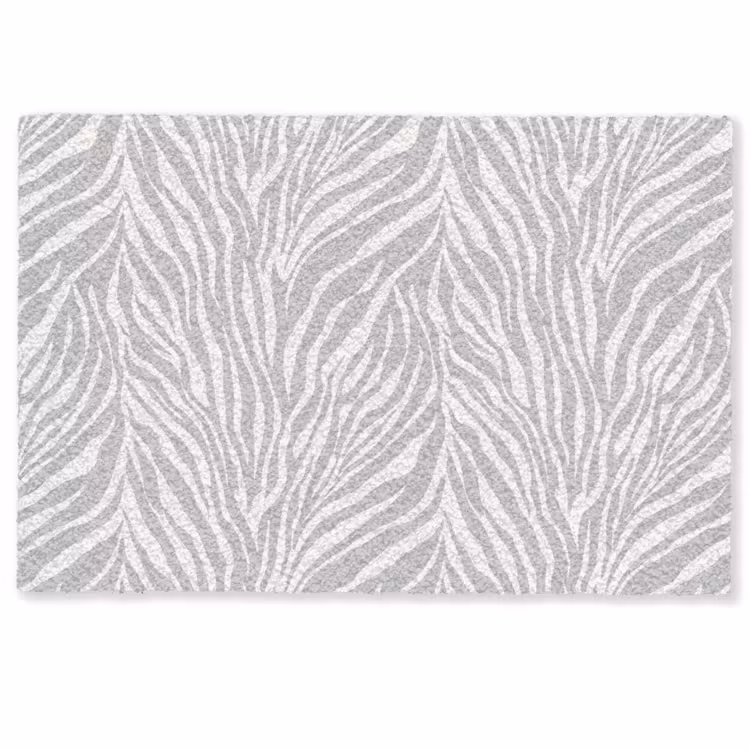 Fußmatte - Zebra - Motiv - Grau — 1