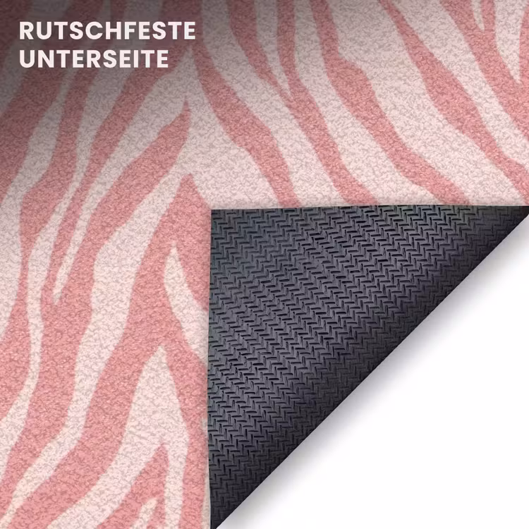 Fußmatte - Zebra - Druck - Rosa — 6