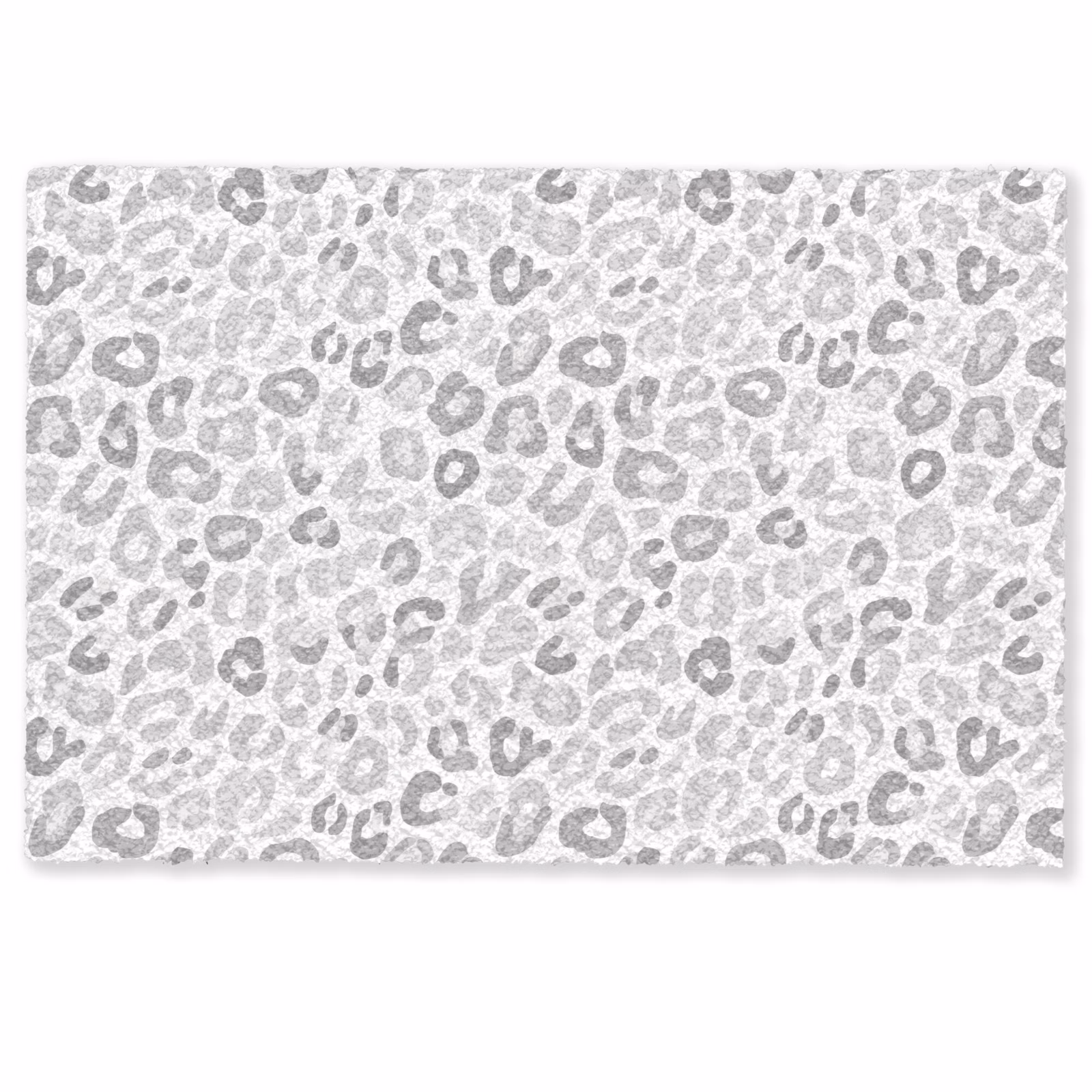 Fußmatte - Leopard - Motiv - Grau — 1