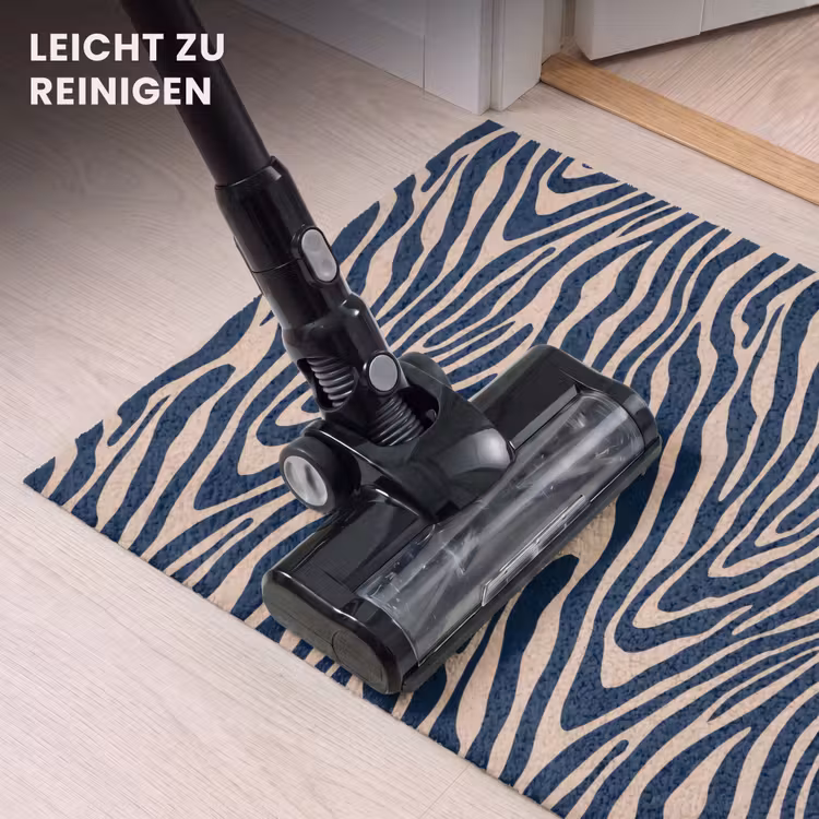 Fußmatte - Zebra - Muster - Blau - Beige — 9