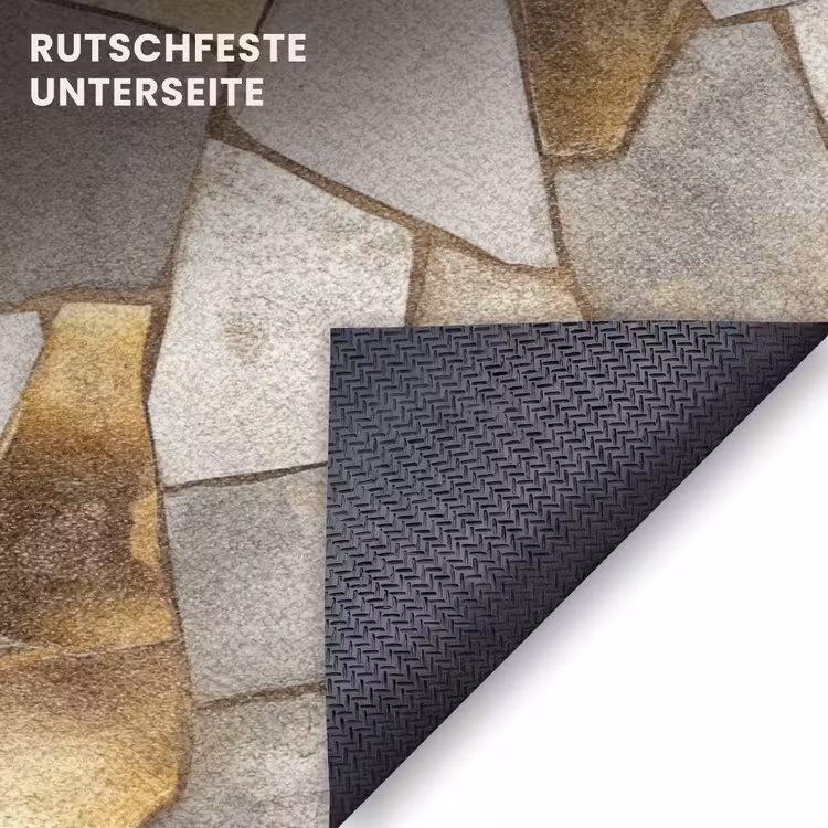 Fußmatte - Mosaik - Marmor - Gold — 6