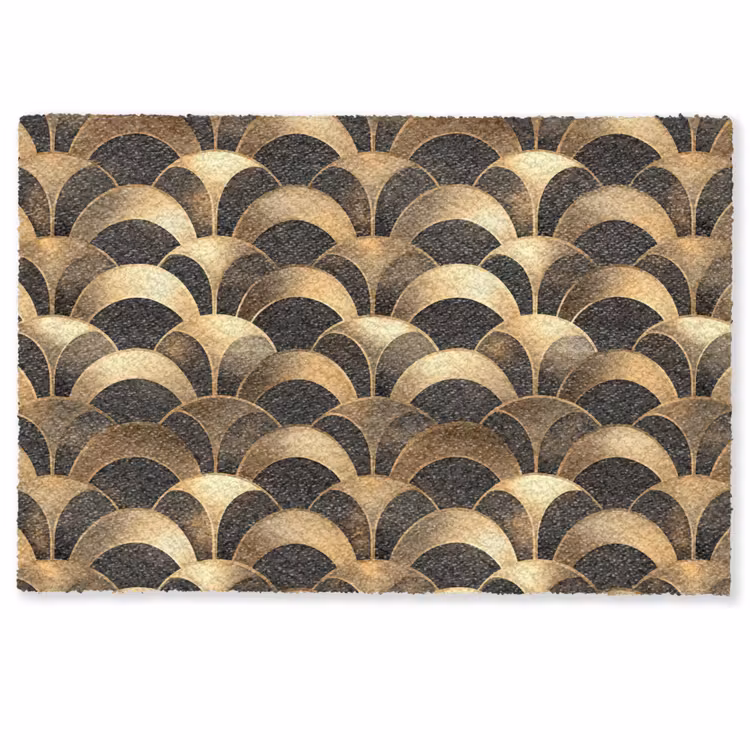 Fußmatte - Skalen - Textur - Gold — 1