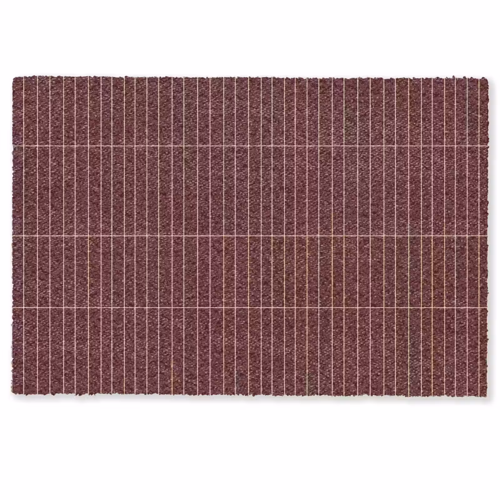 Fußmatte - Linien - Muster - Bordeaux — 1