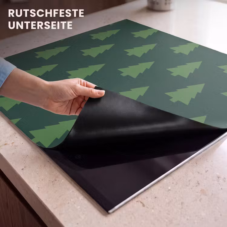 Herdabdeckplatte - Weihnachtsbaum – Grün – Weihnachten — 9