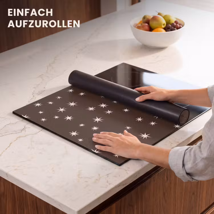 Herdabdeckplatte - Braun – Stern – Weihnachten — 7
