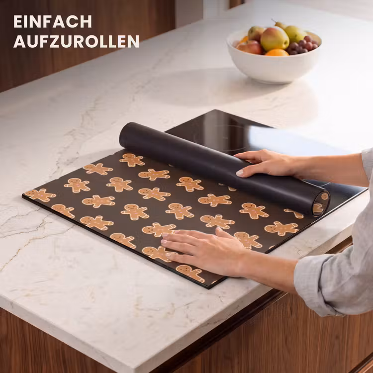 Herdabdeckplatte - Braun – Pfefferkuchen – Weihnachten — 7