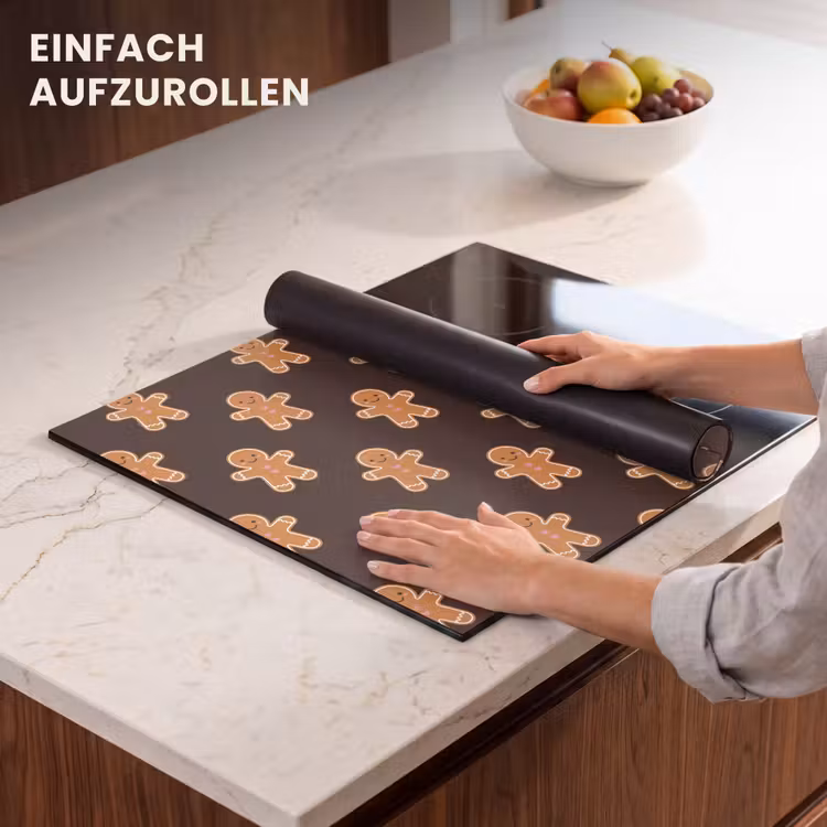 Herdabdeckplatte - Lebkuchen – Braun – Weihnachten — 7
