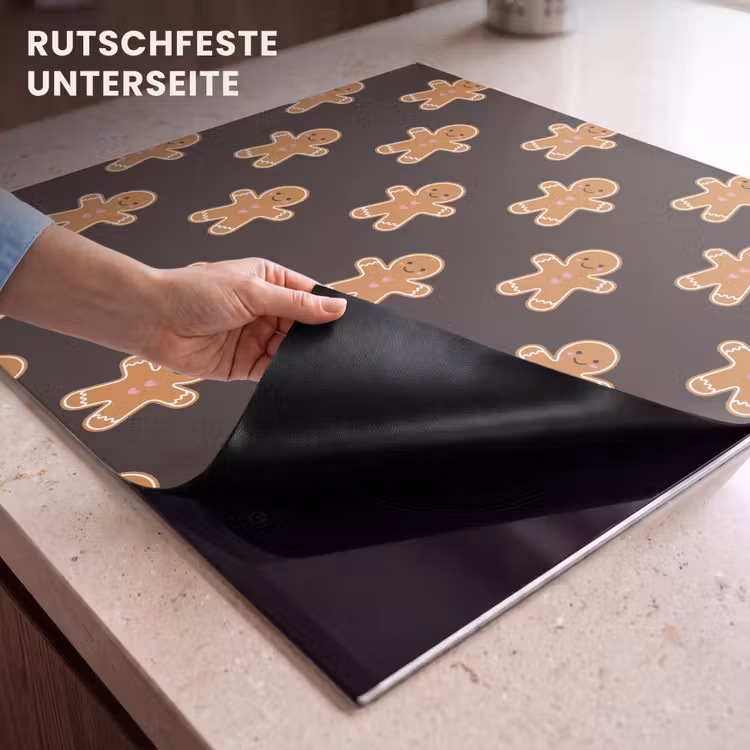Herdabdeckplatte - Lebkuchen – Braun – Weihnachten — 9