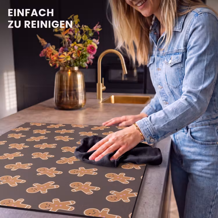 Herdabdeckplatte - Lebkuchen – Weihnachten – Braun — 6