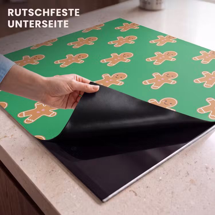 Herdabdeckplatte - Lebkuchen – Weihnachten – Neon – Grün — 9