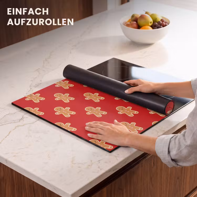 Herdabdeckplatte - Lebkuchen – Weihnachten – Rot — 7