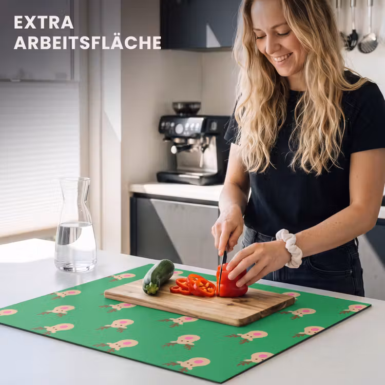 Herdabdeckplatte - Rentiere – Weihnachten – Neon – Grün — 4