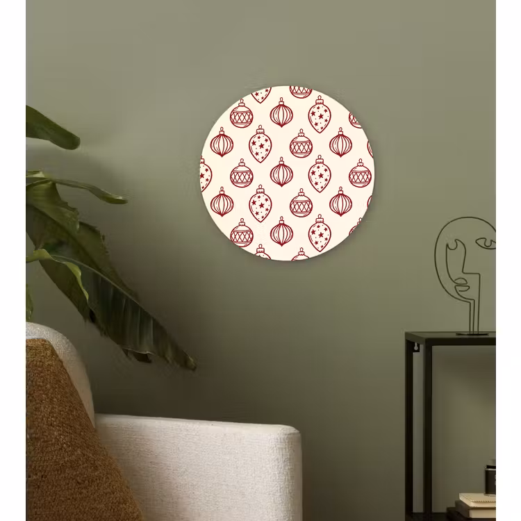 Forexbild Rund - Weihnachtskugel – Rot – Weihnachten — 3