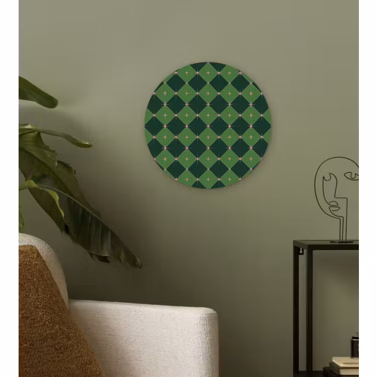 Forexbild Rund - Stern – Grün – Rosa – Weihnachten — 3