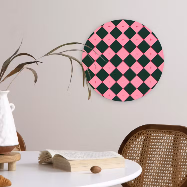 Forexbild Rund - Stern – Rosa – Grün – Weihnachten — 4