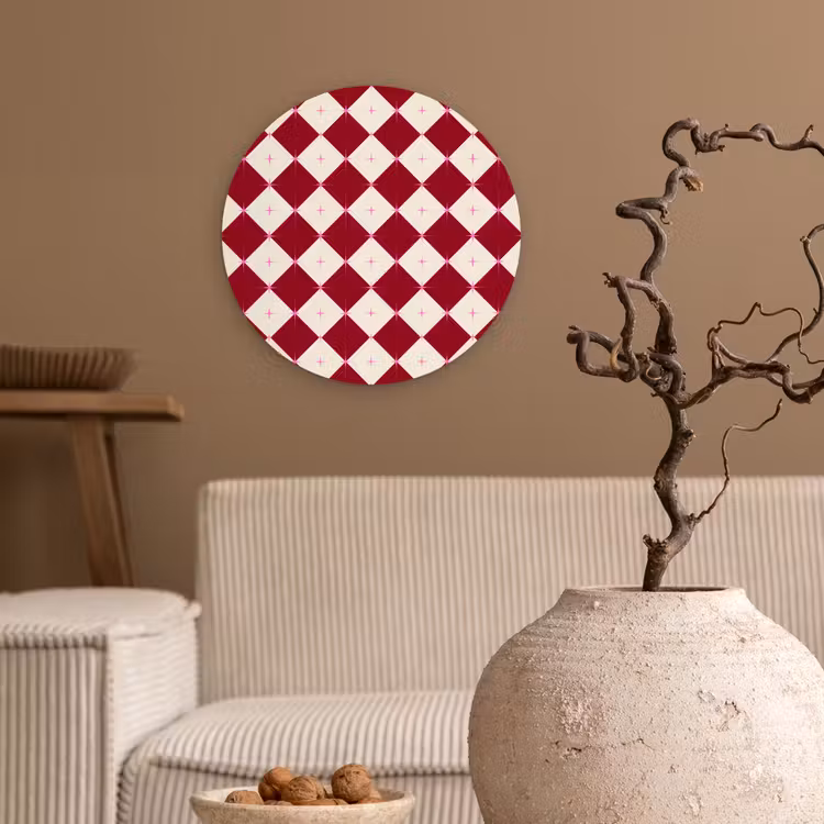 Forexbild Rund - Stern – Rosa – Rot – Weihnachten — 2