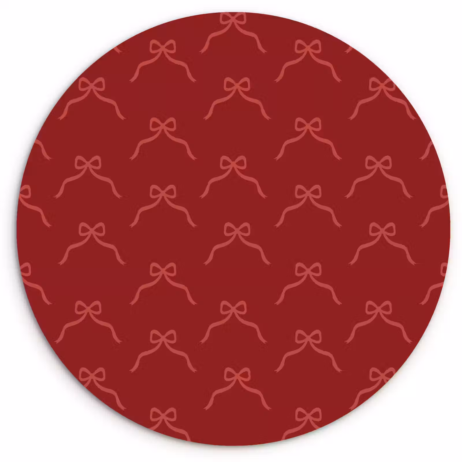 Forexbild Rund - Schleife – Rosa – Rot – Weihnachten — 1