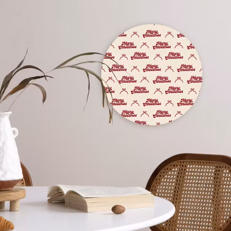 Forexbild Rund - Text – Rot – Creme – Schleife — 4