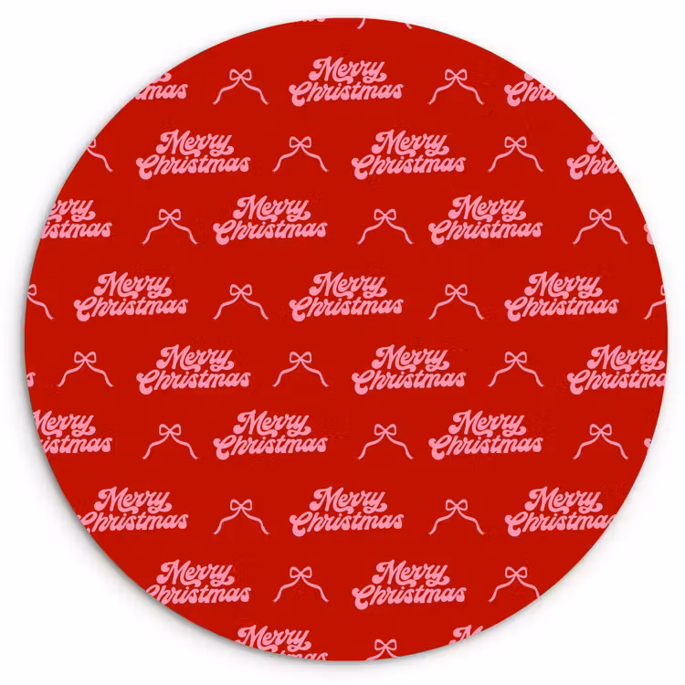 Forexbild Rund - Text – Schleife – Rosa – Rot — 1
