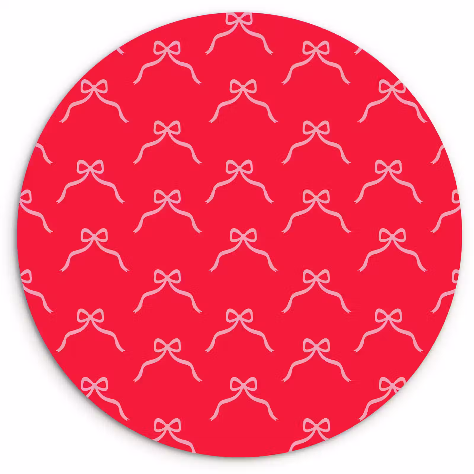 Forexbild Rund - Schleife – Rot – Weihnachten — 1