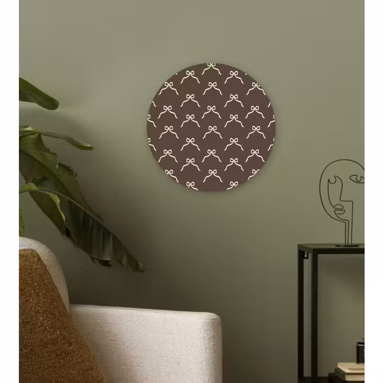 Forexbild Rund - Weihnachten – Schleife – Braun — 3