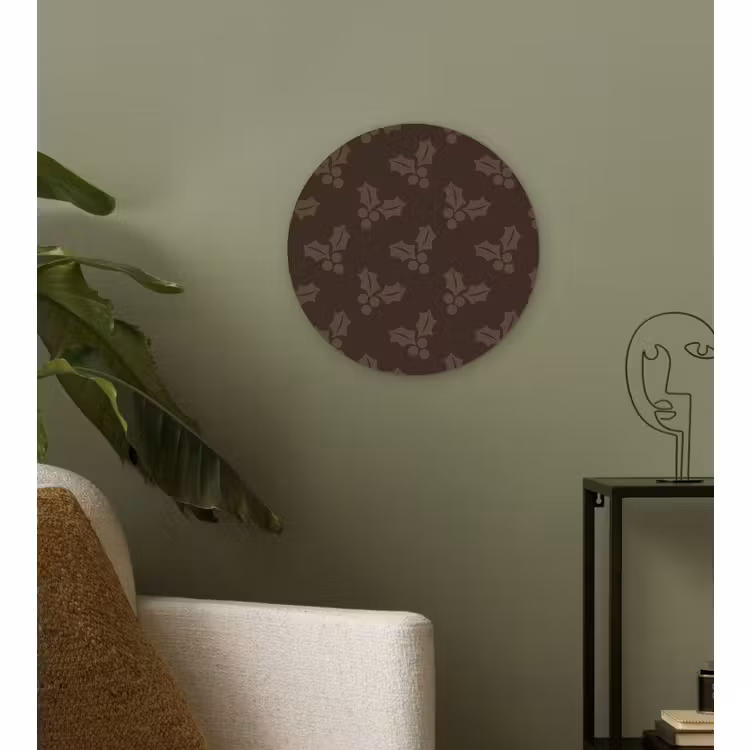 Forexbild Rund - Weihnachten – Stechpalme – Braun — 3