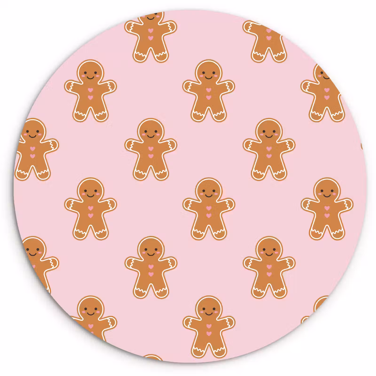 Forexbild Rund - Lebkuchen – Weihnachten – Rosa — 1