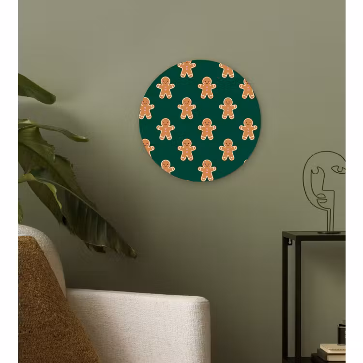 Forexbild Rund - Lebkuchen – Weihnachten – Grün — 3