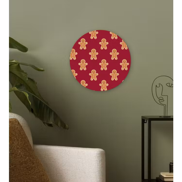 Forexbild Rund - Lebkuchen – Weihnachten – Rot — 3