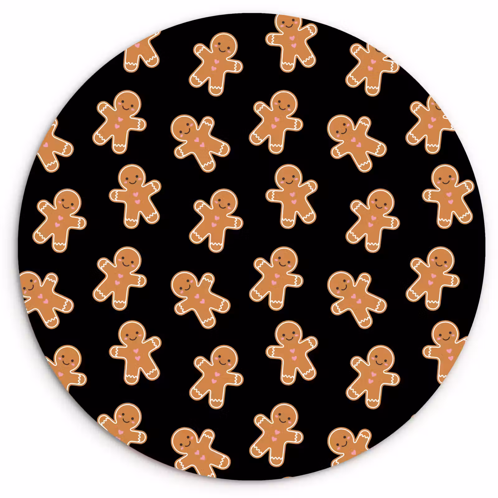 Forexbild Rund - Lebkuchen – Weihnachten – Schwarz – Braun — 1