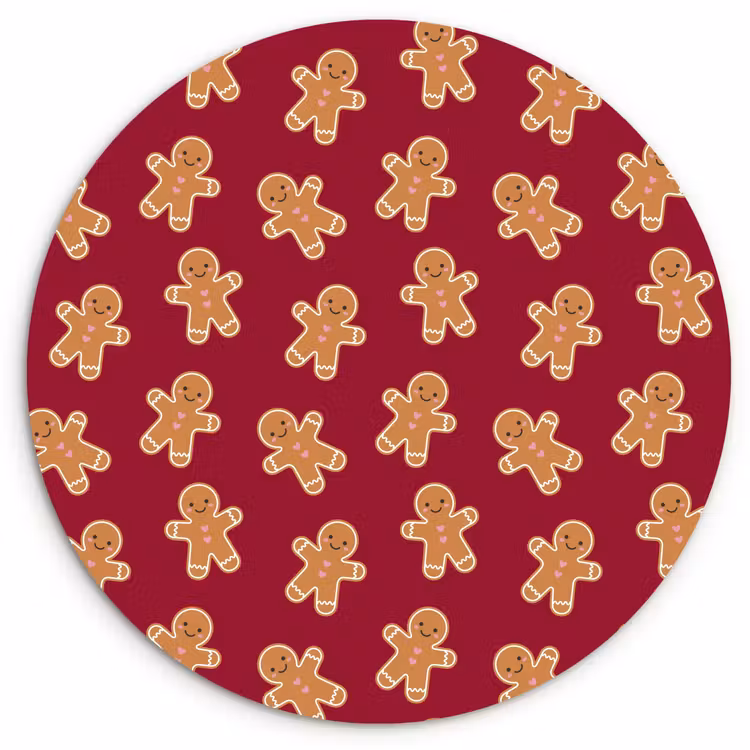 Forexbild Rund - Lebkuchen – Rot – Braun – Weihnachten — 1
