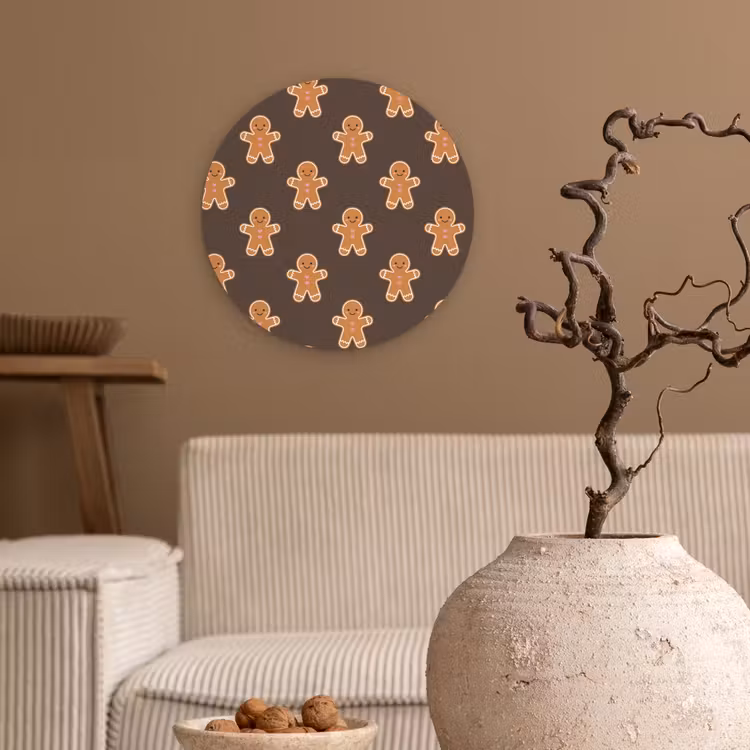Forexbild Rund - Lebkuchen – Weihnachten – Braun — 2