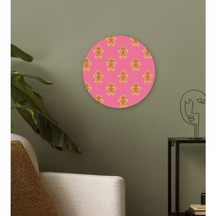 Forexbild Rund - Lebkuchen – Weihnachten – Rosa – Braun — 3