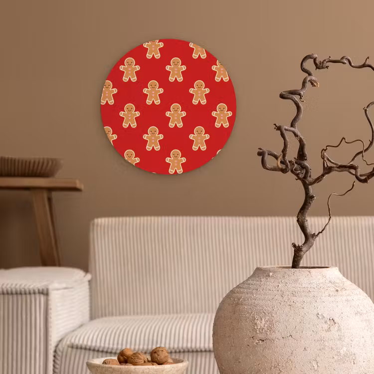 Forexbild Rund - Lebkuchen – Weihnachten – Rot — 2