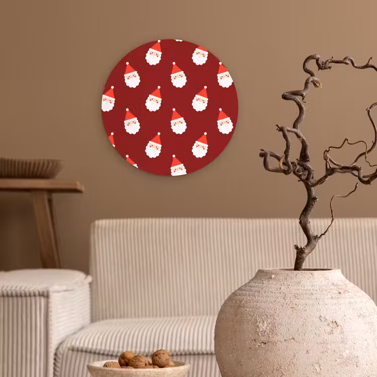 Forexbild Rund - Weihnachten – Weihnachtsmann – Rot — 2