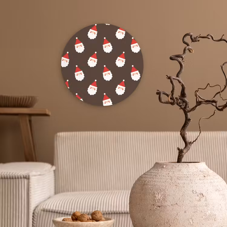 Forexbild Rund - Weihnachtsmann – Weihnachten – Braun — 2