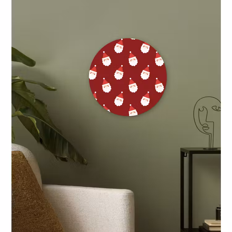 Forexbild Rund - Weihnachtsmann – Weihnachten – Rot — 3