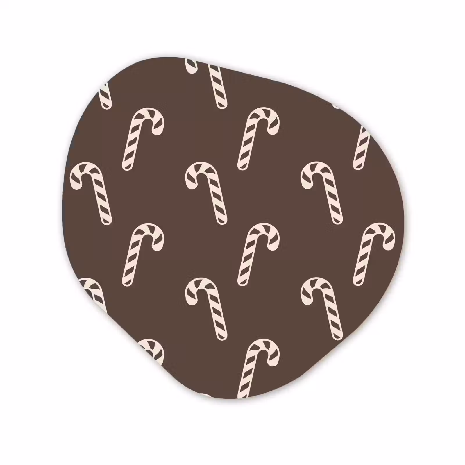 Forexbild Organische Form - Weihnachten – Creme – Taupe – Zuckerstange — 1