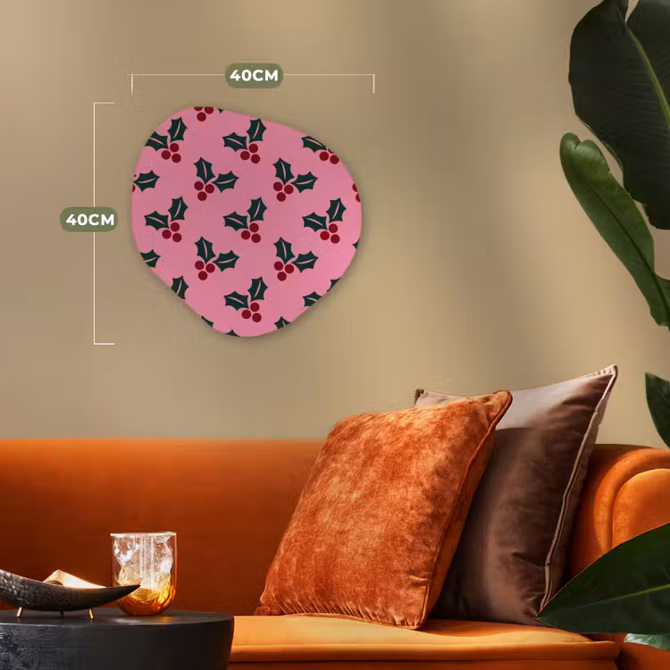Forexbild Organische Form - Rosa – Weihnachten – Stechpalme — 4