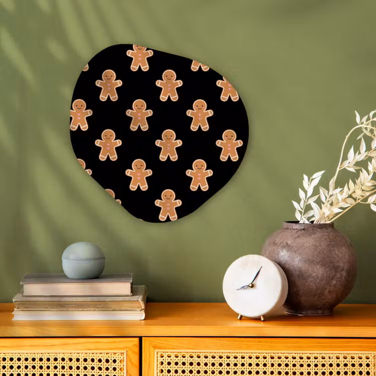 Forexbild Organische Form - Lebkuchen – Weihnachten – Schwarz — 2