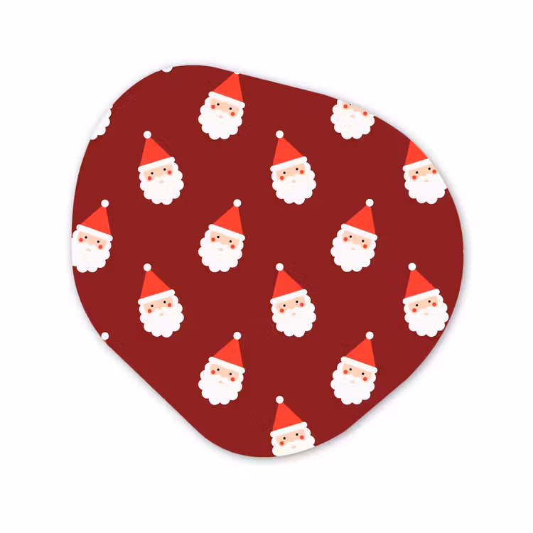 Forexbild Organische Form - Weihnachten – Weihnachtsmann – Rot — 1