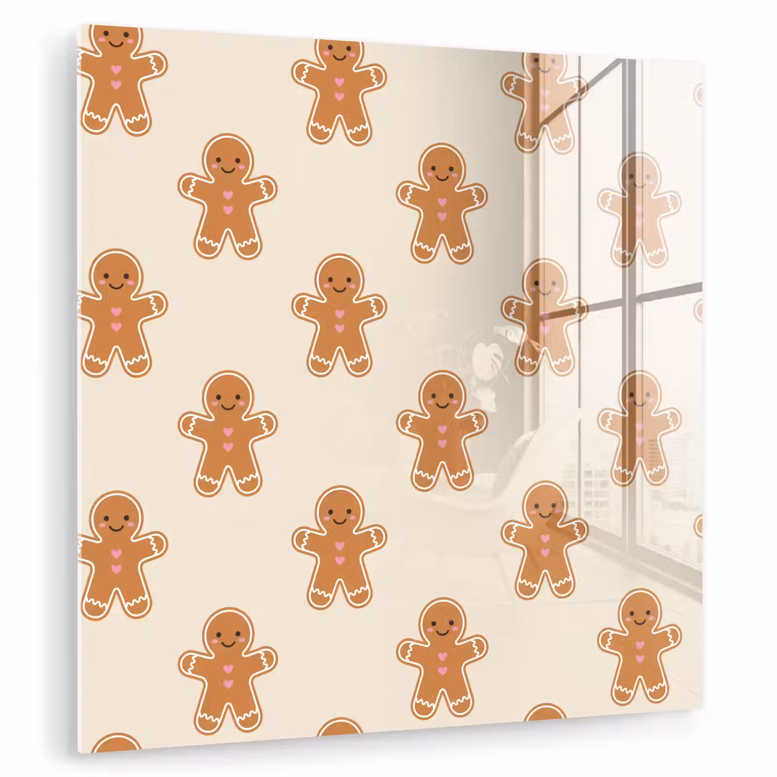 Glasbild - Lebkuchen – Weihnachten – Creme — 1