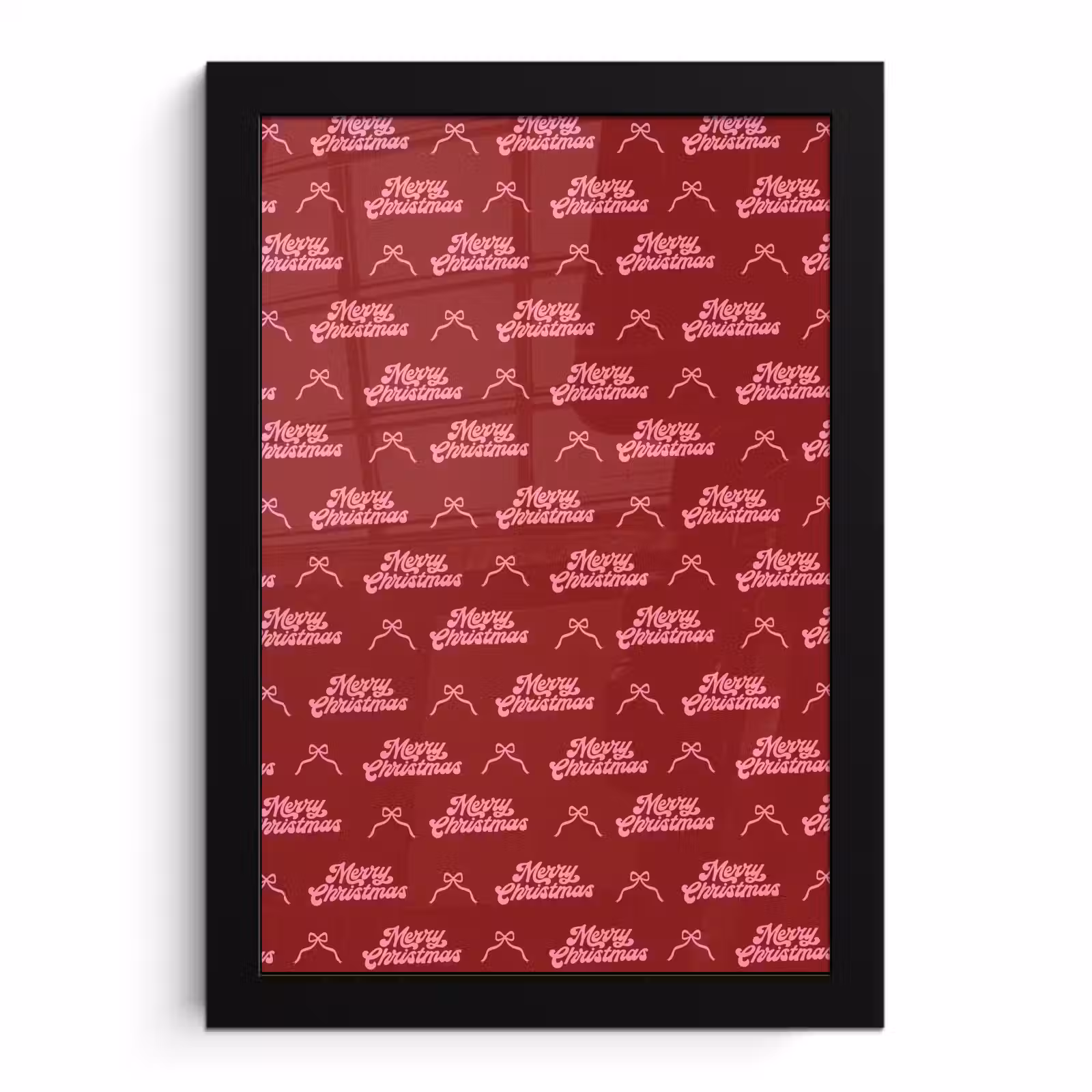 Bilder mit Rahmen - Text – Rot – Rosa – Schleife — 1